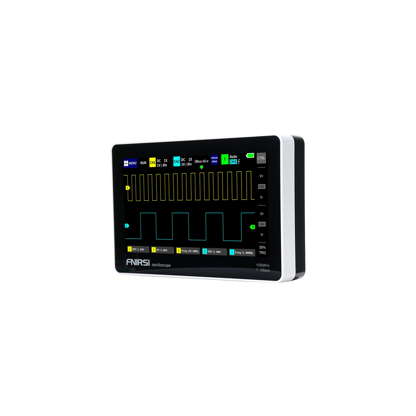 FNIRSI 1013D 7" portable tablet oscilloscope
