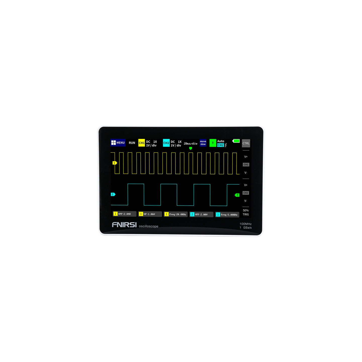 FNIRSI 1013D 7" portable tablet oscilloscope