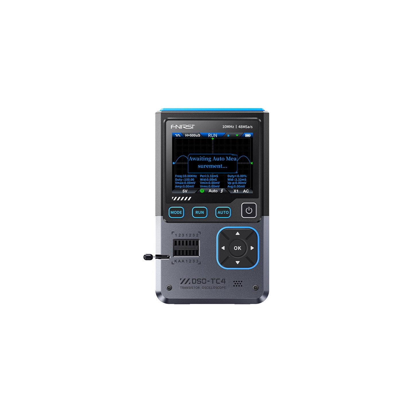 Portable 3-in-1 mini oscilloscope FNIRSI DSO-TC4