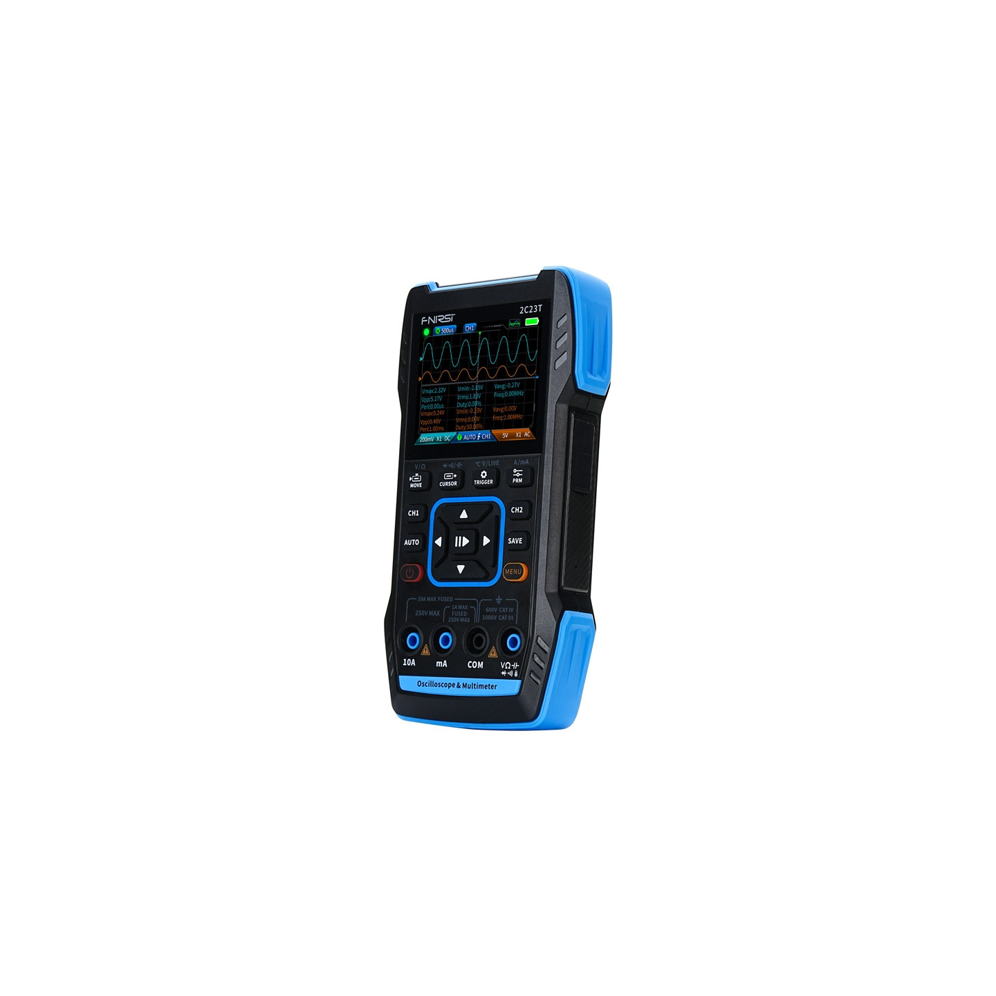 Portable 3-in-1 oscilloscope FNIRSI 2C23T multimeter signal generator
