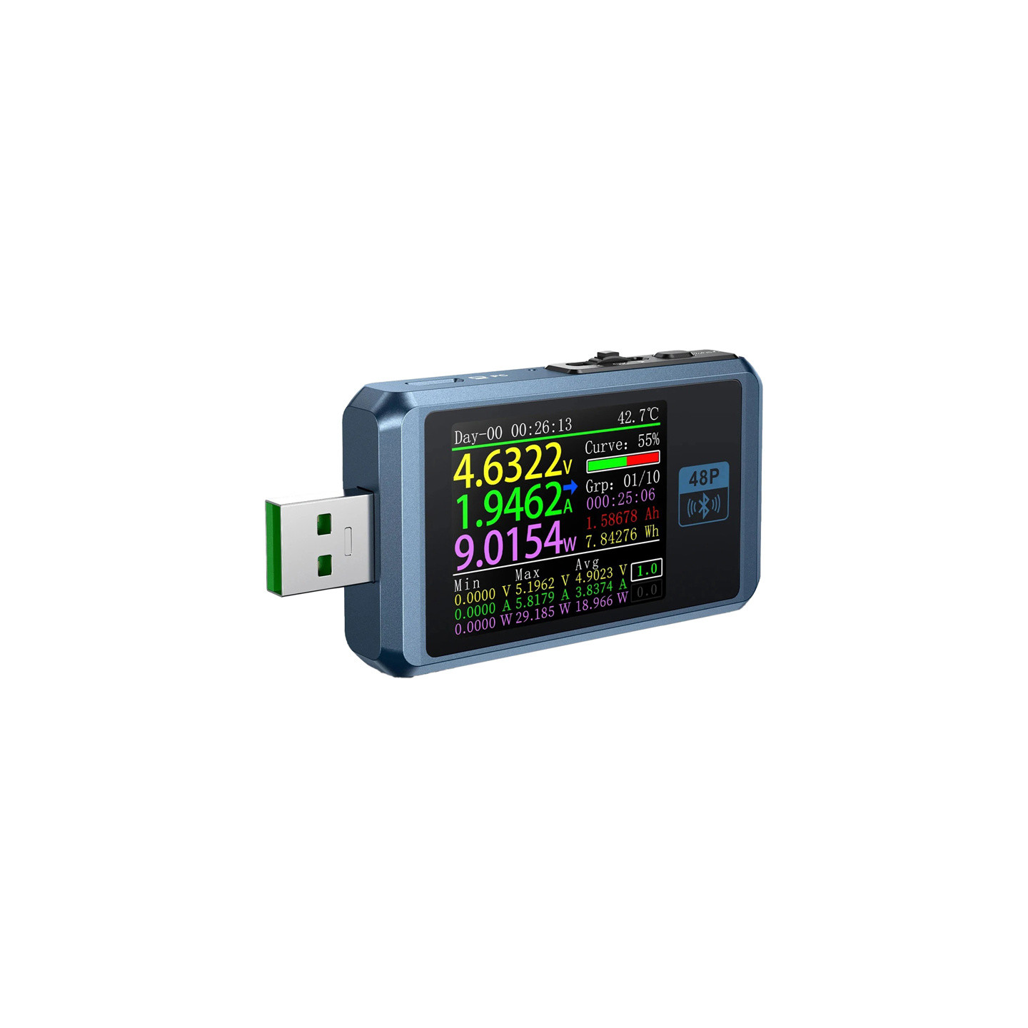 FNIRSI FNB48P BT USB port tester with Bluetooth