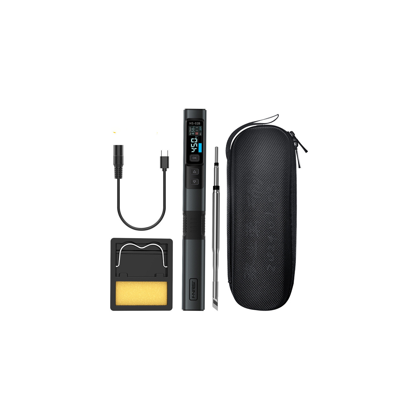 FNIRSI HS-02B 100 W smart soldering iron