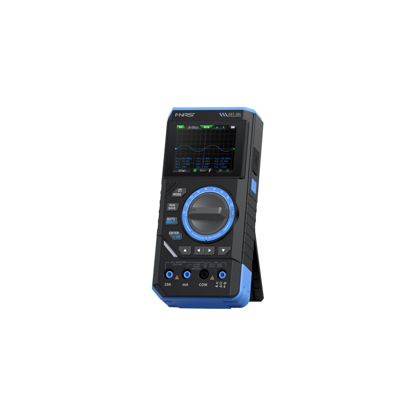 SigGen 3-in-1 FNIRSI DST-201 handheld digital multimeter with oscilloscope