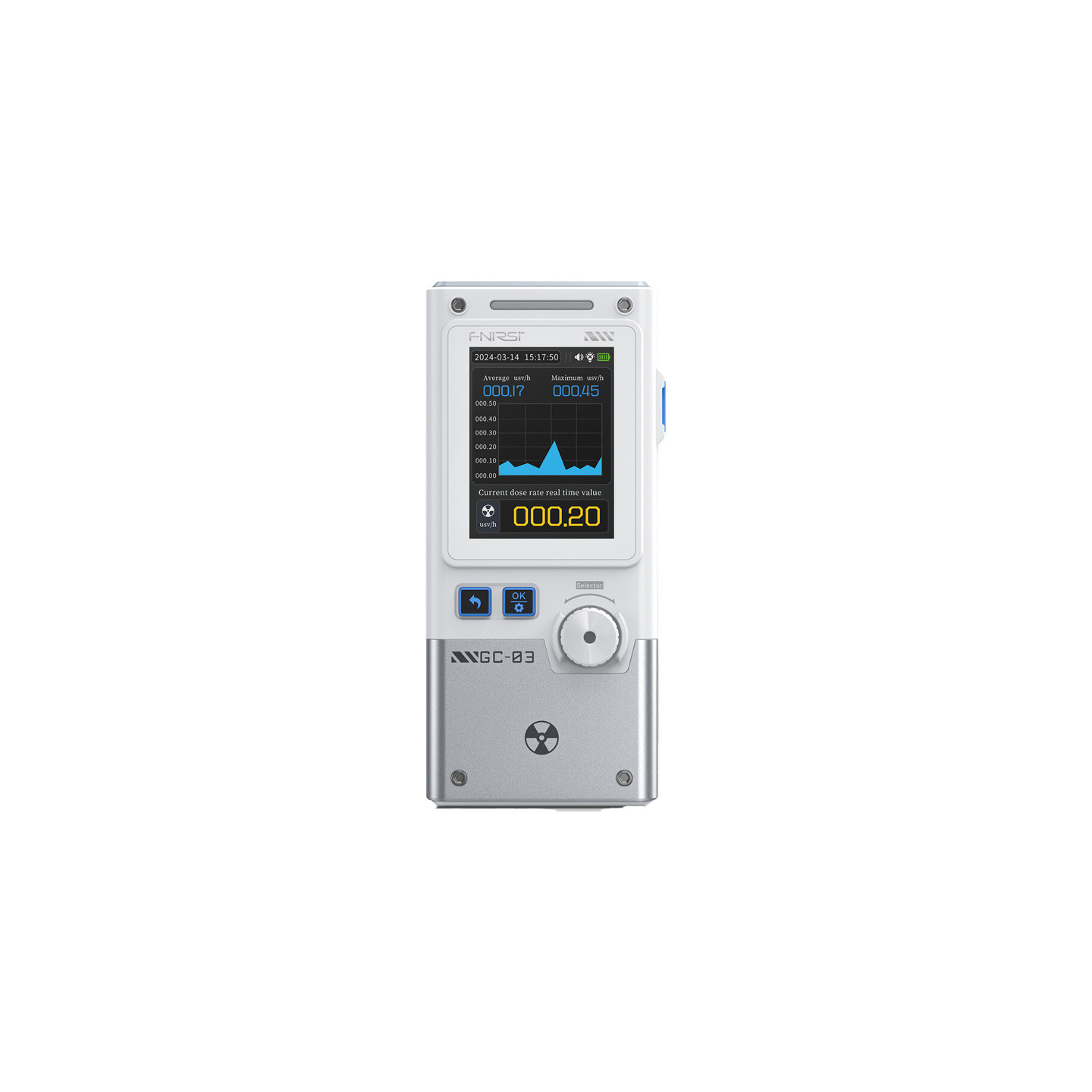Multifunctional ionizing radiation detector FNIRSI GC-03 WT