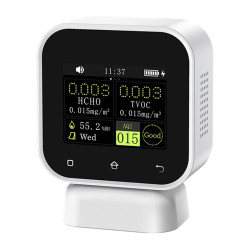 View product 4-in-1 indoor air quality monitor Formaldehyde detector with touch screen FNIRSI SFD-02