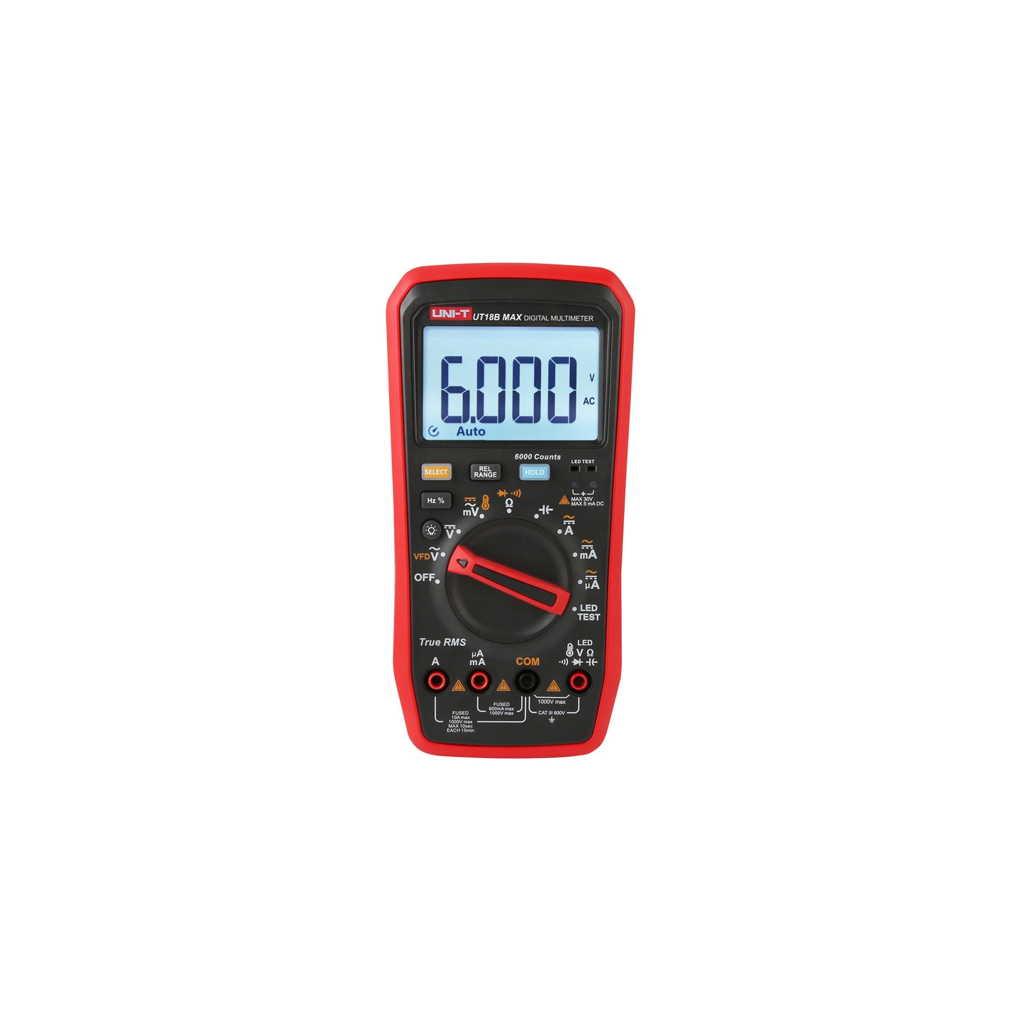 Uni-T True RMS UT18B MAX Digital Multimeter