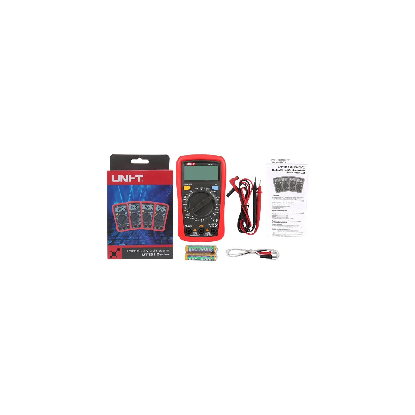 Uni-T Palm-Sized UT131C Digital Multimeter