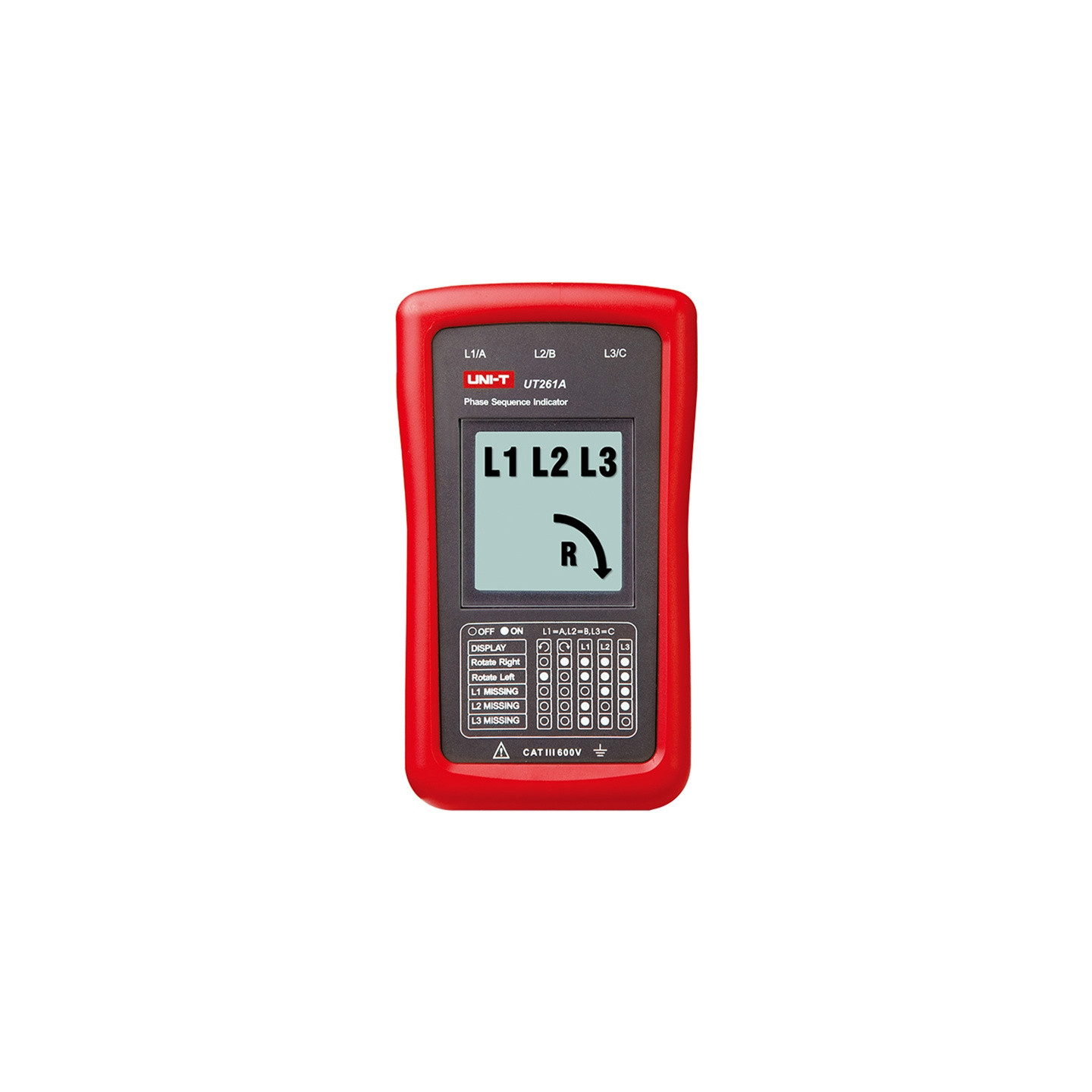 Uni-T UT261A Motor Phase and Rotation Direction Tester