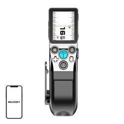 View product Mileseey XTAPE1 Laser Distance Meter with a 100-meter measuring tape