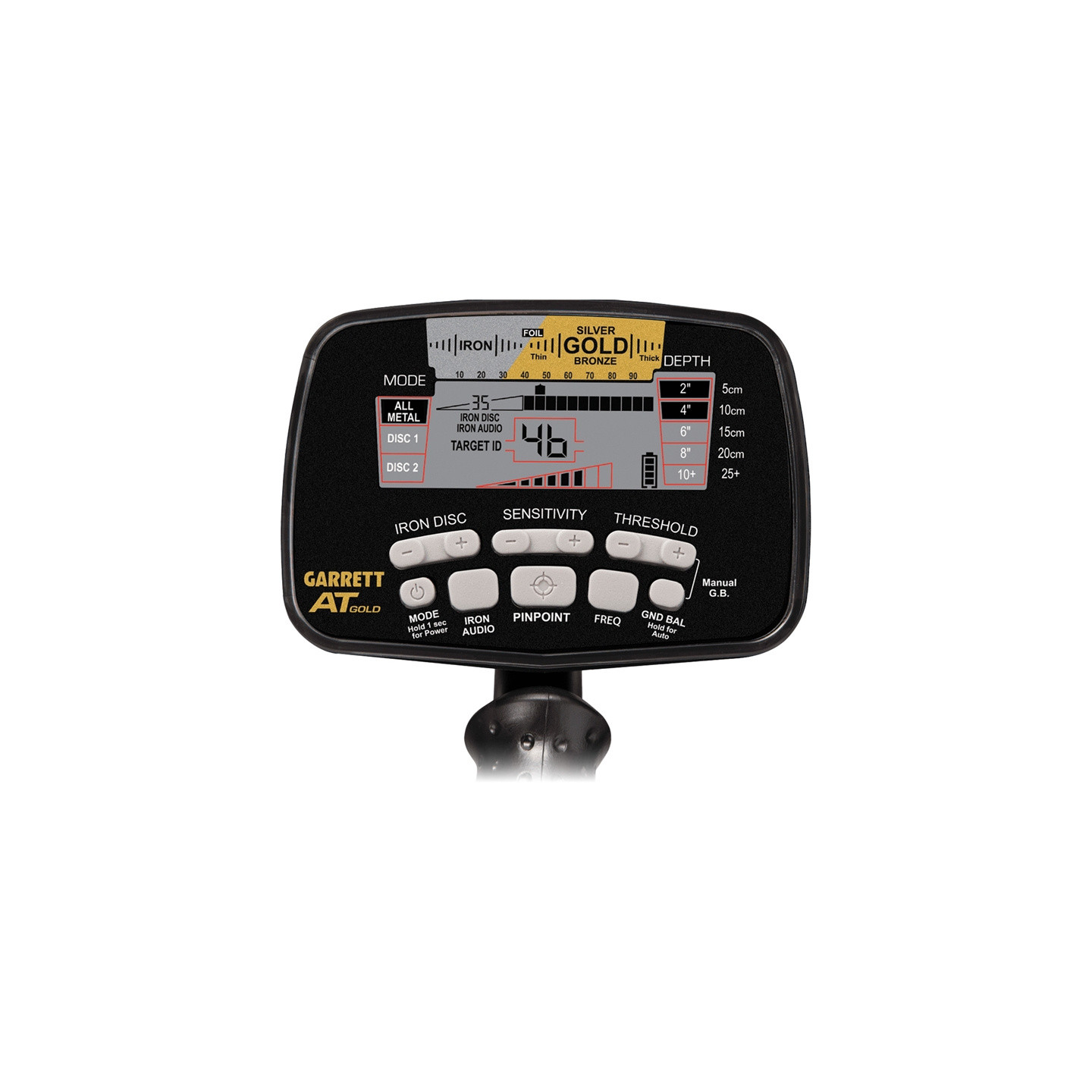 GARRETT AT Gold 5x8 Metal Detector