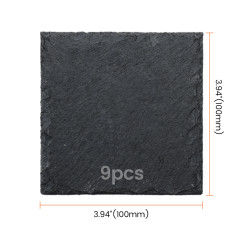 View product AlgoLaser Square Slate Coaster (9 pcs)