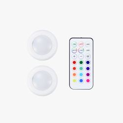 View product Bambu Lab Remote Controlled 16-color RGBW Puck Lights (2pcs)