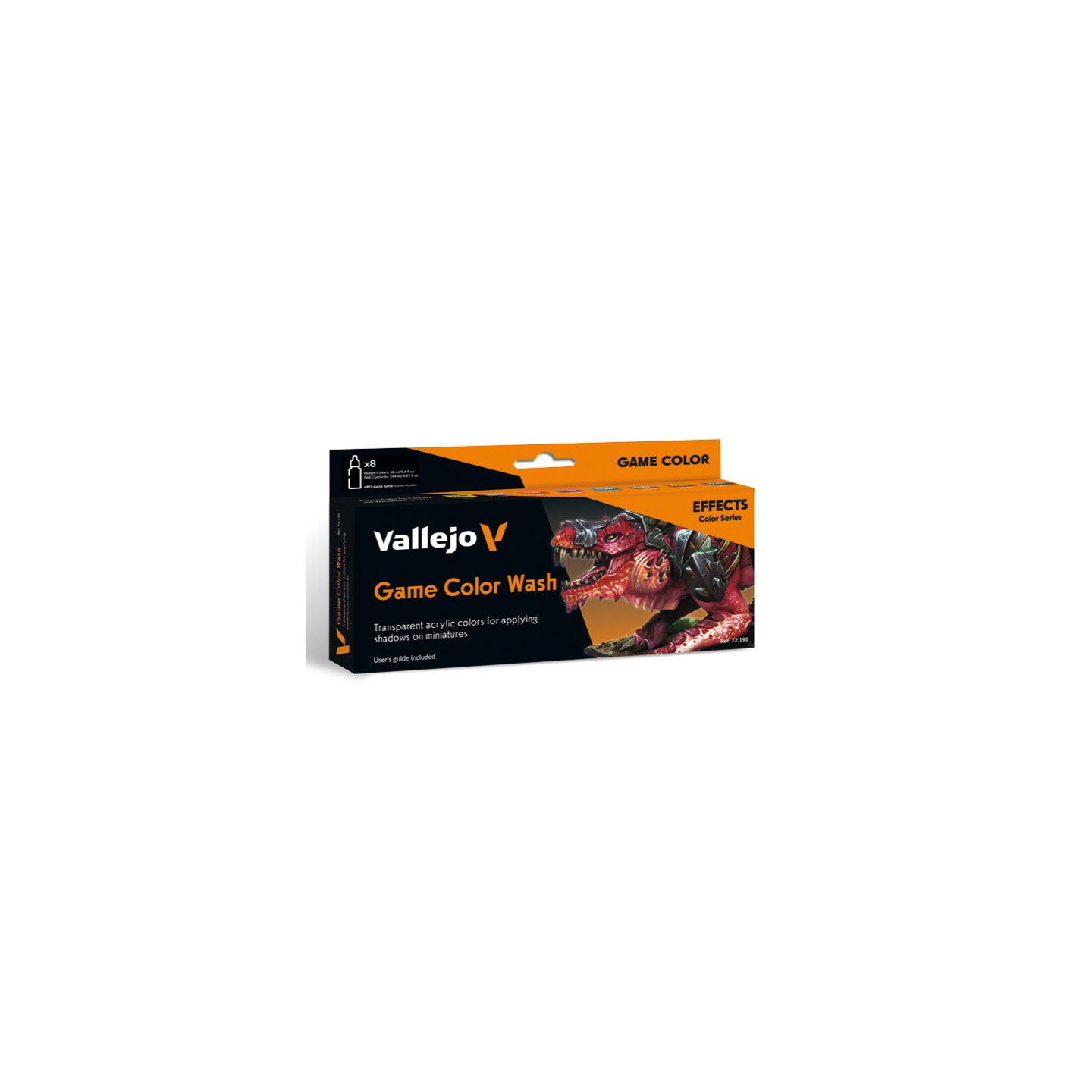 Vallejo Game Color Wash set 8 x 18ml