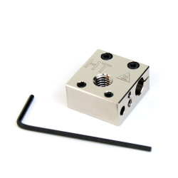 View product Micro Swiss Plated Copper High Temperature MK8 Style Heater Block Upgrade for CR10 / Ender