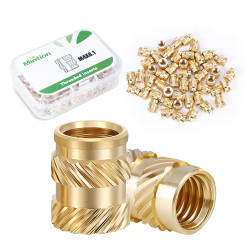 View product Mintion M4 x 8,1mm x 6,3mm Threaded Insert Set - 50 pcs