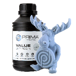 View product PrimaCreator Value UV / DLP Resin - 500 g - Light Grey