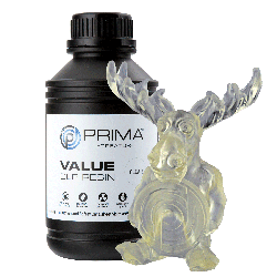 View product PrimaCreator Value UV / DLP Resin - 500 g - Clear