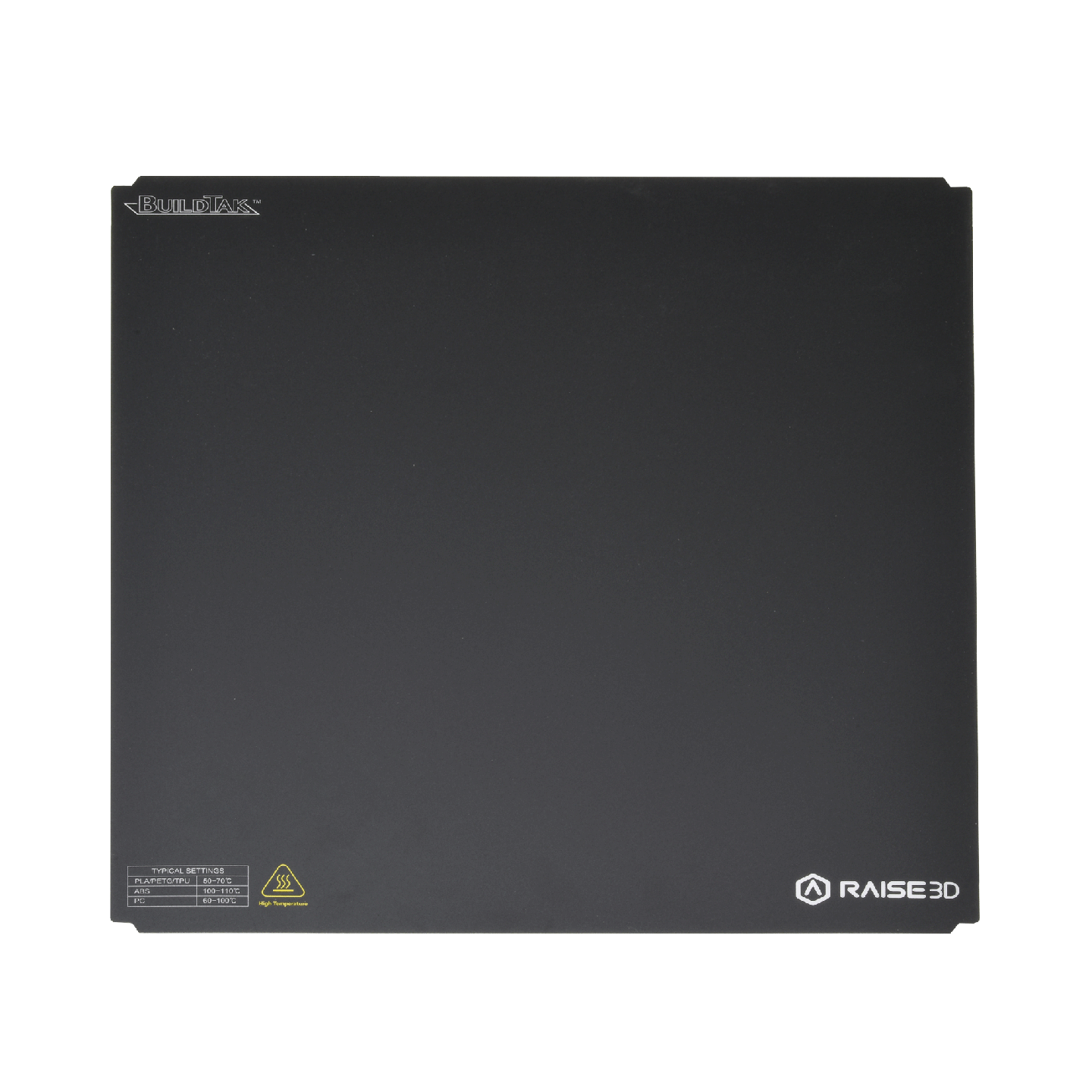 Raise3D Pro3 Buildtak Printing Surface