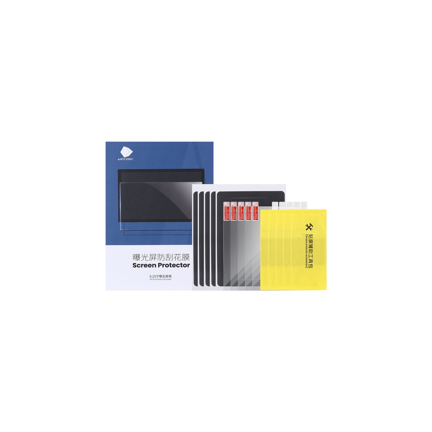 Anycubic Screen Protector Film for 6.23inch LCD screen(5pcs)