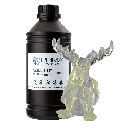View product PrimaCreator Value UV / DLP Resin - 1 kg - Clear