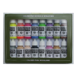 View product Vallejo Acrylic Model Color Set Wargames Special Colors (16)