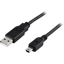 View product Deltaco USB Cable - 1 m - A-mini B