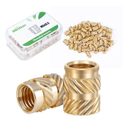 View product Mintion M5 x 9,5mm x 7,1mm Threaded Insert Set - 50 pcs