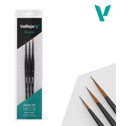 View product Vallejo Synthetic Hair Detail Design Set