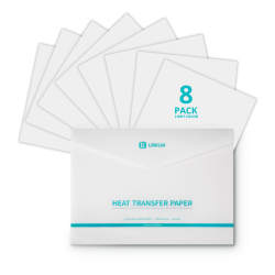 View product LOKLiK Heat Transfer Paper Sheet - Light - 8-pack