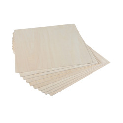 View product Creality Falcon Series Basswood Plywood Sheets 200 x 200 x 3mm - 10pcs