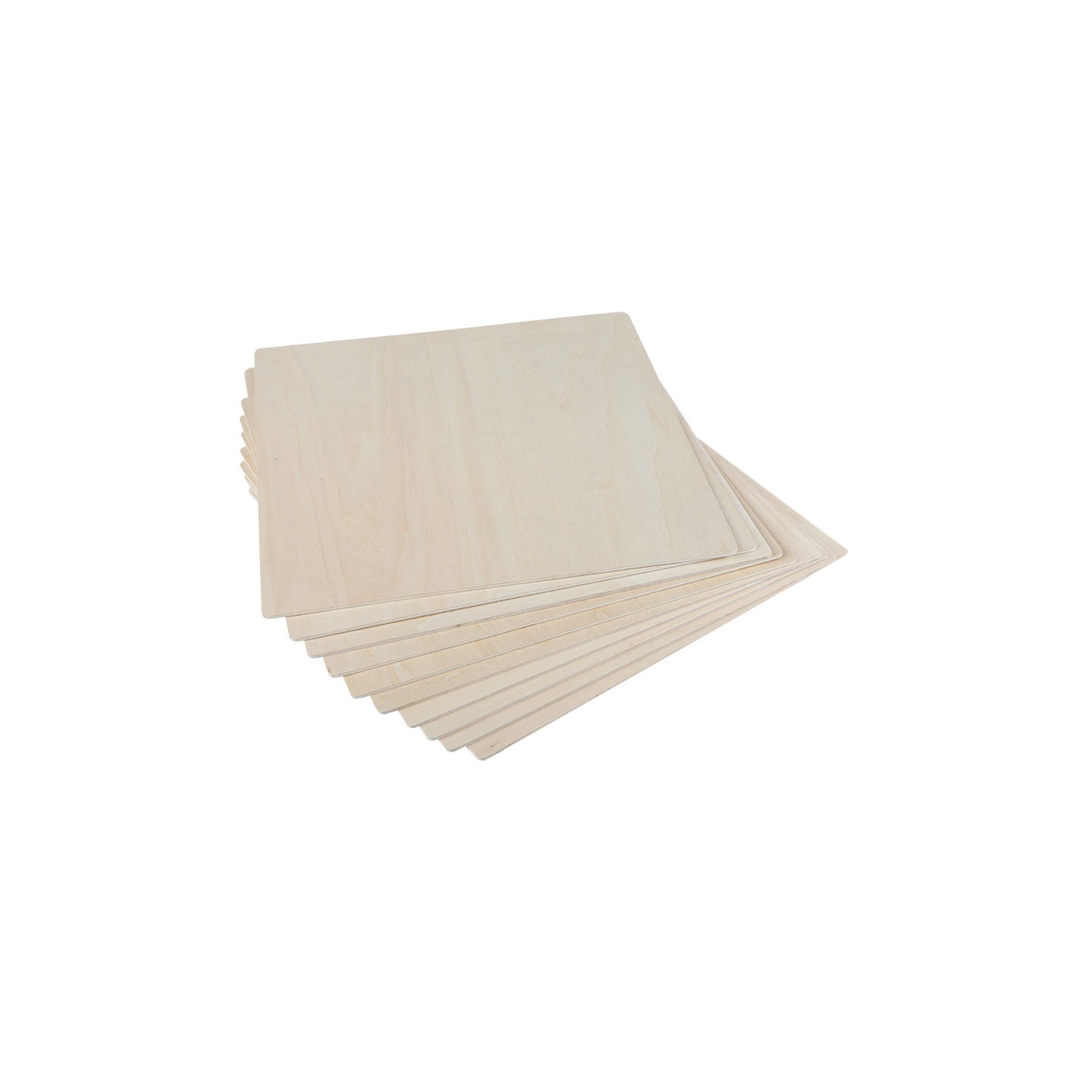 Creality Falcon Series Basswood Plywood Sheets 200 x 200 x 3mm - 10pcs