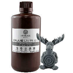 View product PrimaCreator Value UV / DLP Resin - 1 kg - Nebula Grey