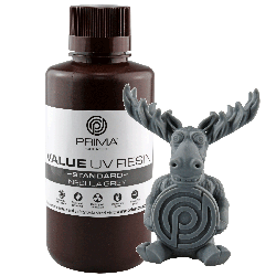 View product PrimaCreator Value UV / DLP Resin - 500 g - Nebula Grey