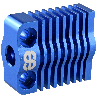 Dragonfly BMS Heatsink Body Blue