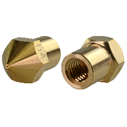 View product CreatBot 1,75 mm Brass Nozzle 0,4  mm - 1 pcs