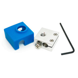 View product Micro Swiss Heater Block Upgrade with Silicone Sock for CR10 / Ender 2 / Ender 3 / MK7, MK8, MK9