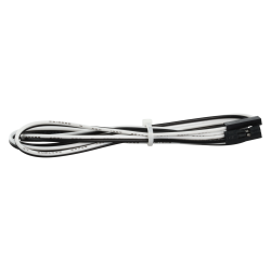 View product 2P color black and white cable length 80cm, one end 2.54 DuPont female 2P, one end DuPont female 1Px2