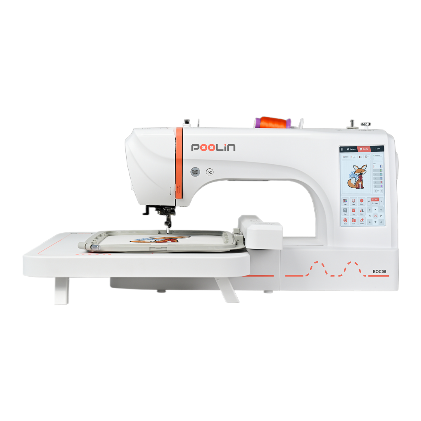 PooLin EOC06 Embroidery Machine