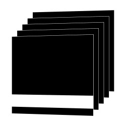 View product xTool 1,3mm Laser Engraving Two-Tone Plastic Sheet (5pcs)