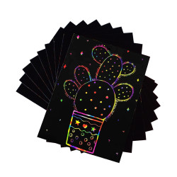 View product TwoTrees A4 colorful scratch paper (10 pieces)
