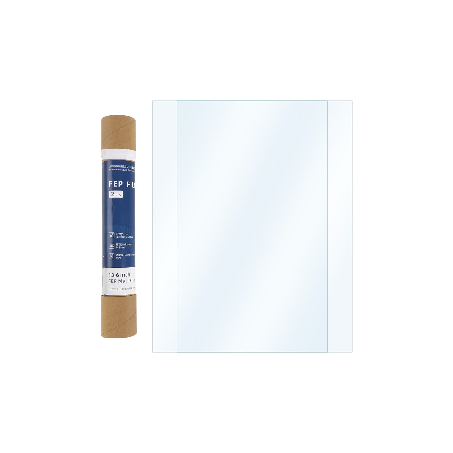 Anycubic Photon M3 Max 13.6 inch Fep Matt film (2pcs)