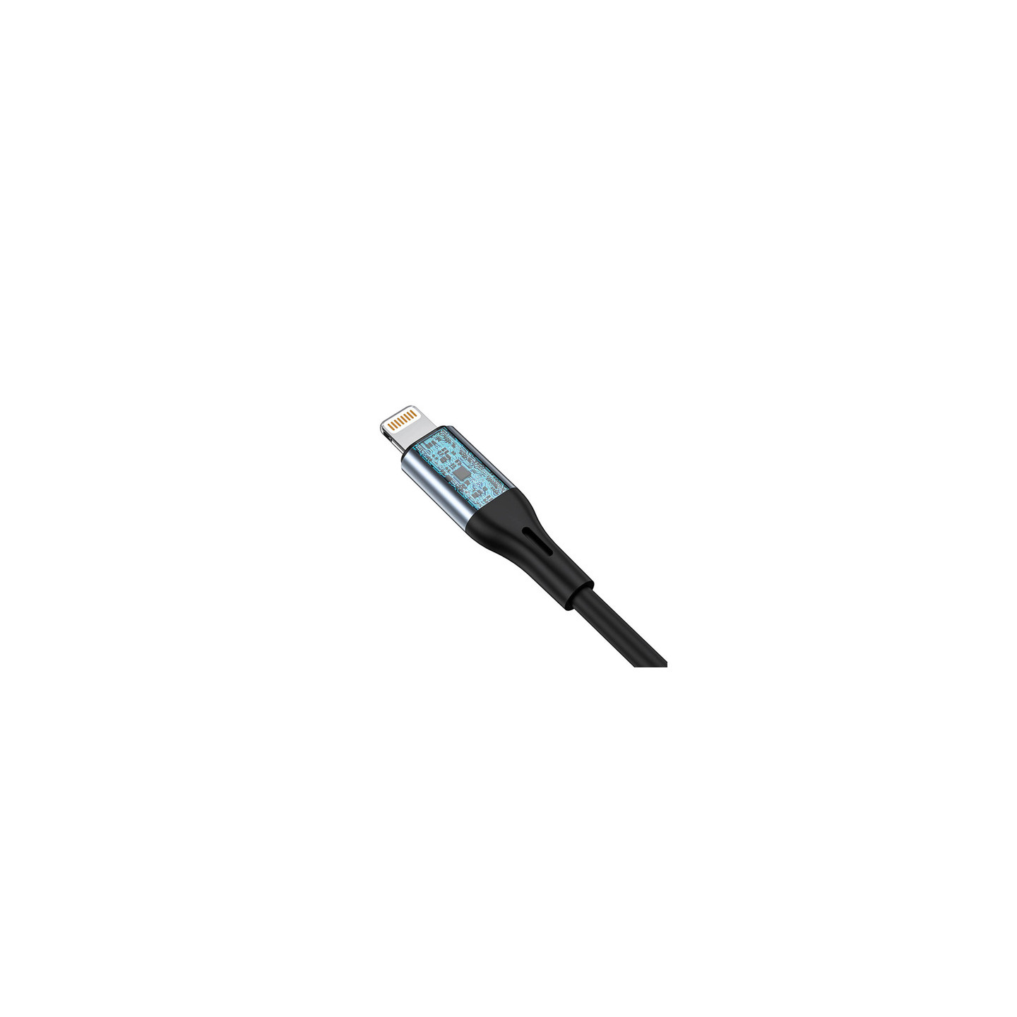 Cable VFAN L05 Lightning to mini jack 3.5mm AUX, 1m (gray)