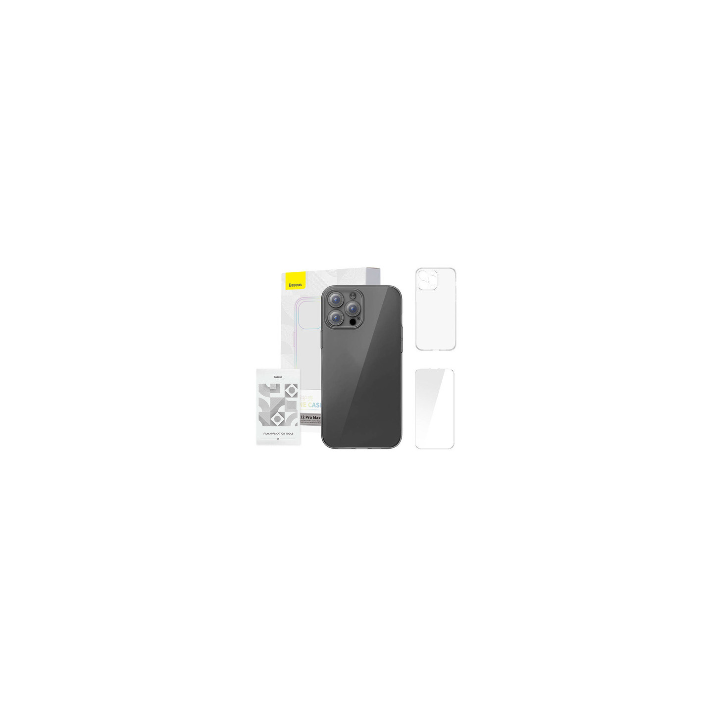 Phone case Baseus Crystal Clear for 12 Pro Max (transparent)