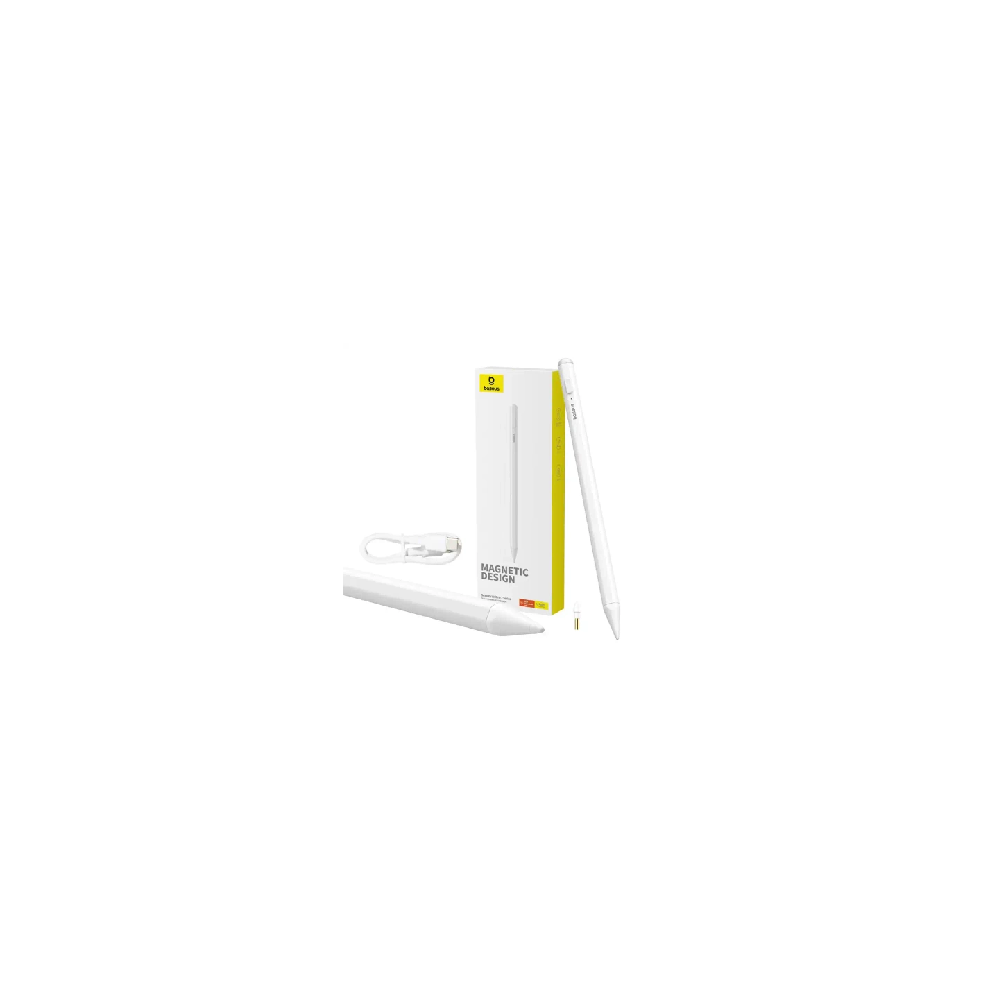 Smooth Writing 2 Baseus Stylus Lite with LED indicator (white)