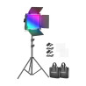 NEEWER 660 PRO II RGB – LED video light with swivel arms