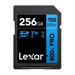 View product Lexar Professional 800x Pro SDXC 256GD memory card