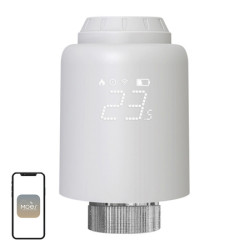 View product MOES ZTRV-PJ-601-MS Smart Thermostatic Head