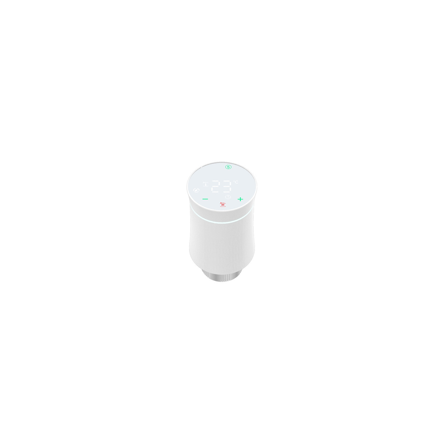 MOES TRV BY100 ZigBee Touch Thermostatic Head