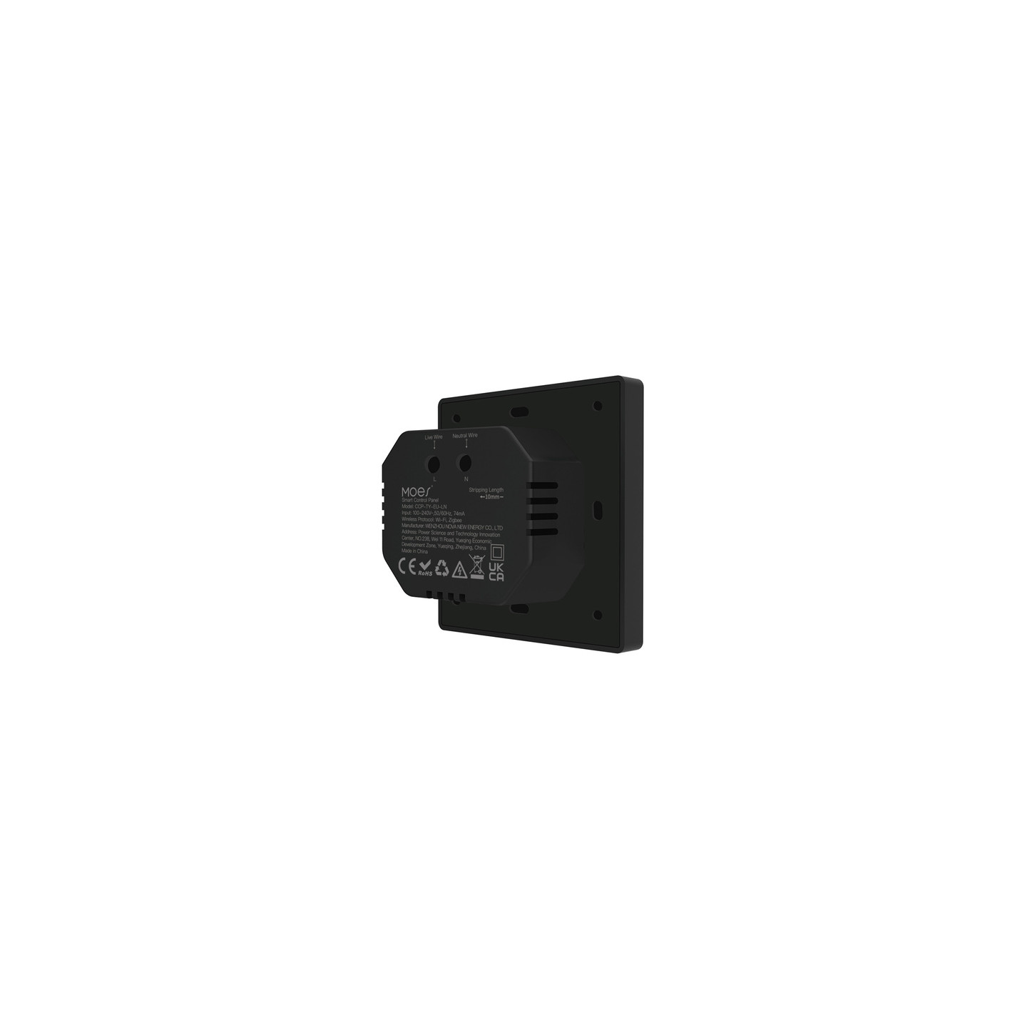 MOES CCP-TY-LN Wi-Fi/ZigBee Control Panel with 4" LCD Display