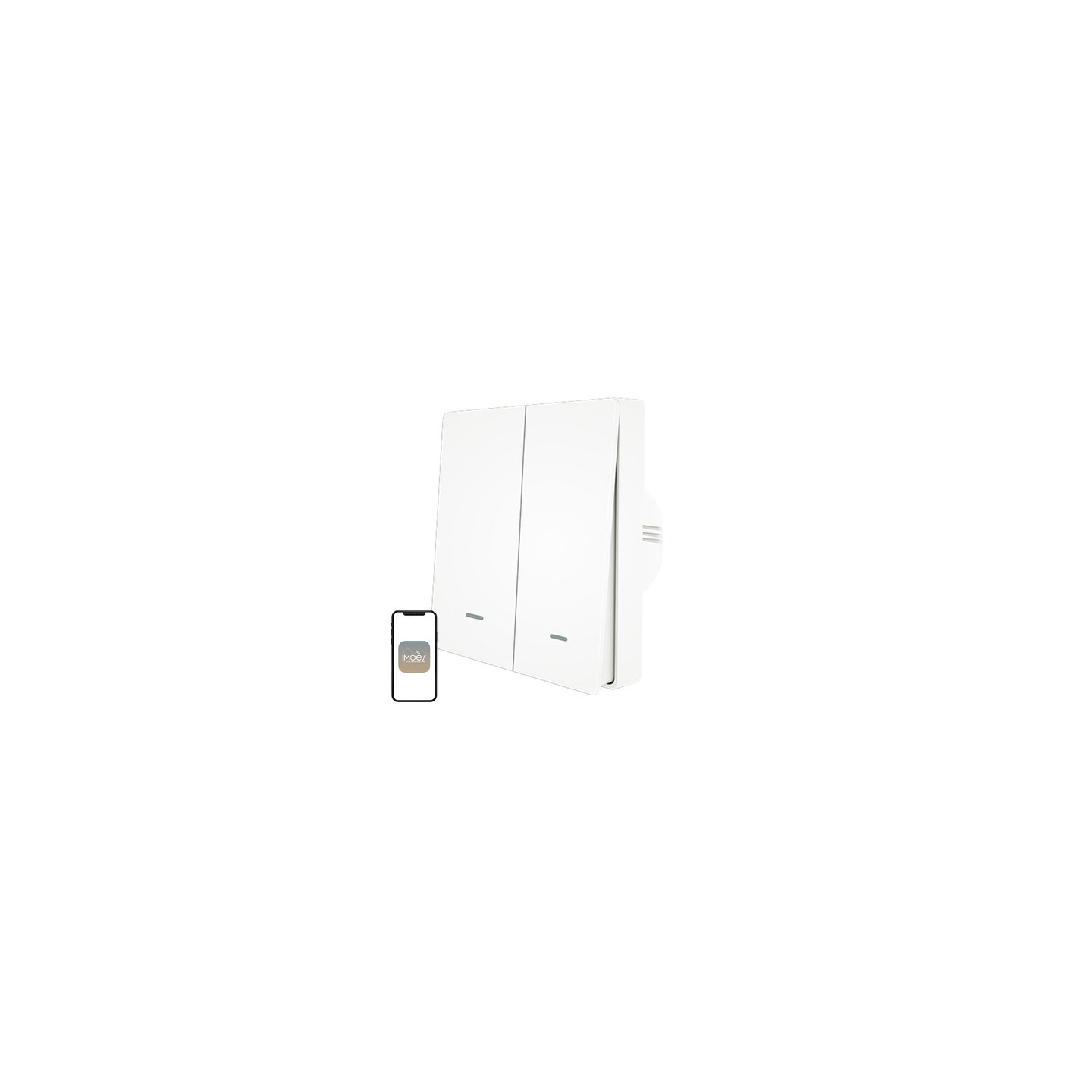 MOES ZS-B-EU2 ZigBee 2-Channel Light Switch